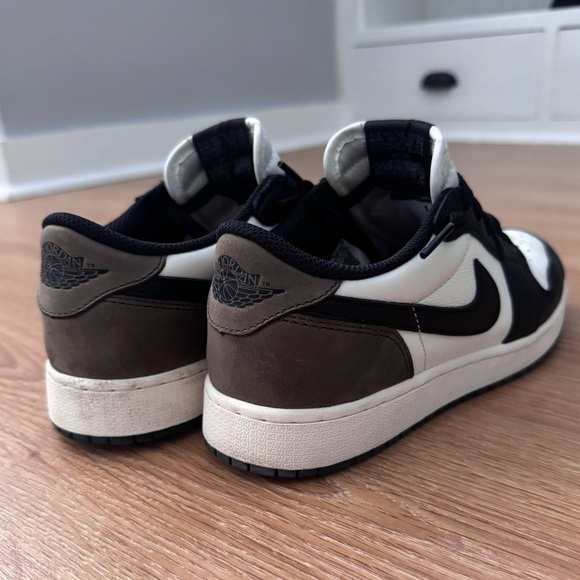 Nike Air Jordan 1 Low Black White Brown | Women’s Sneakers | Size 7 (5.5Y) - Picture 3 of 4